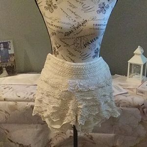 Canclay Crocheted Shorts